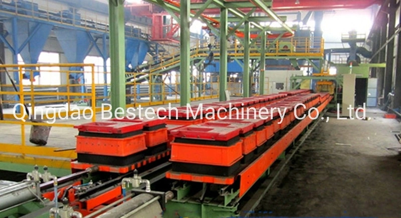 Cast Iron Horizontal Parting Flaskless Green Sand Moulding Machine Factory Price