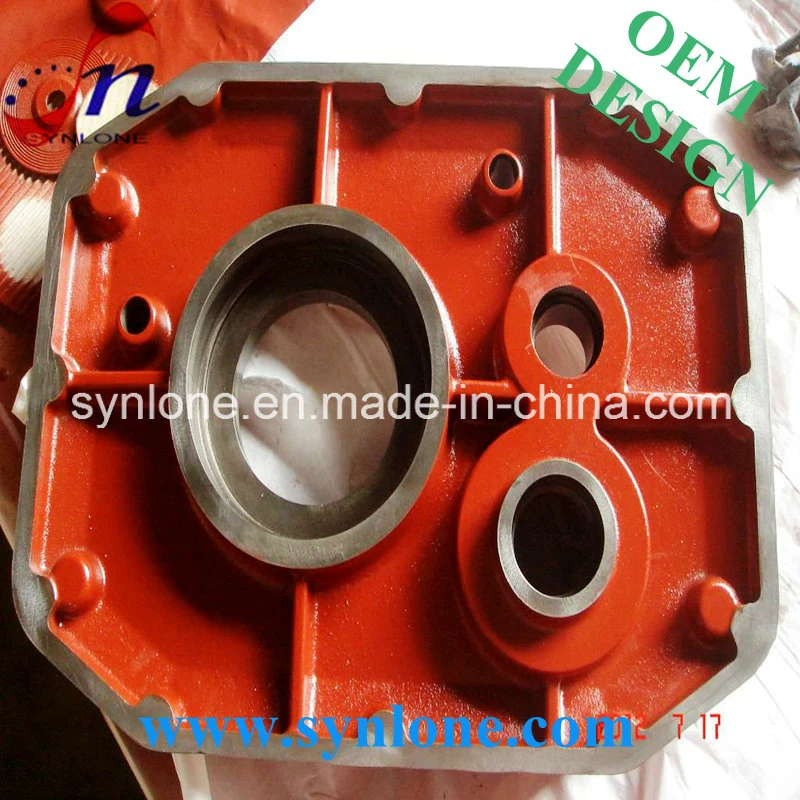 Sand Casting Painted Red Gear Box Housing