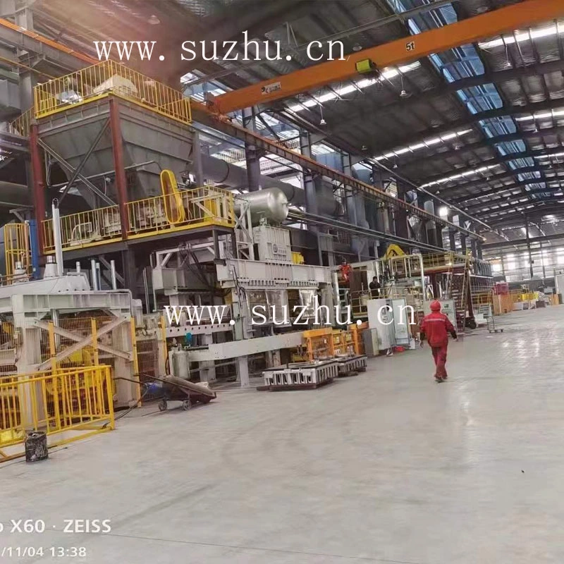 Static Pressure Horizontal Automatic Green Sand Moulding Line, Foundry Machinery