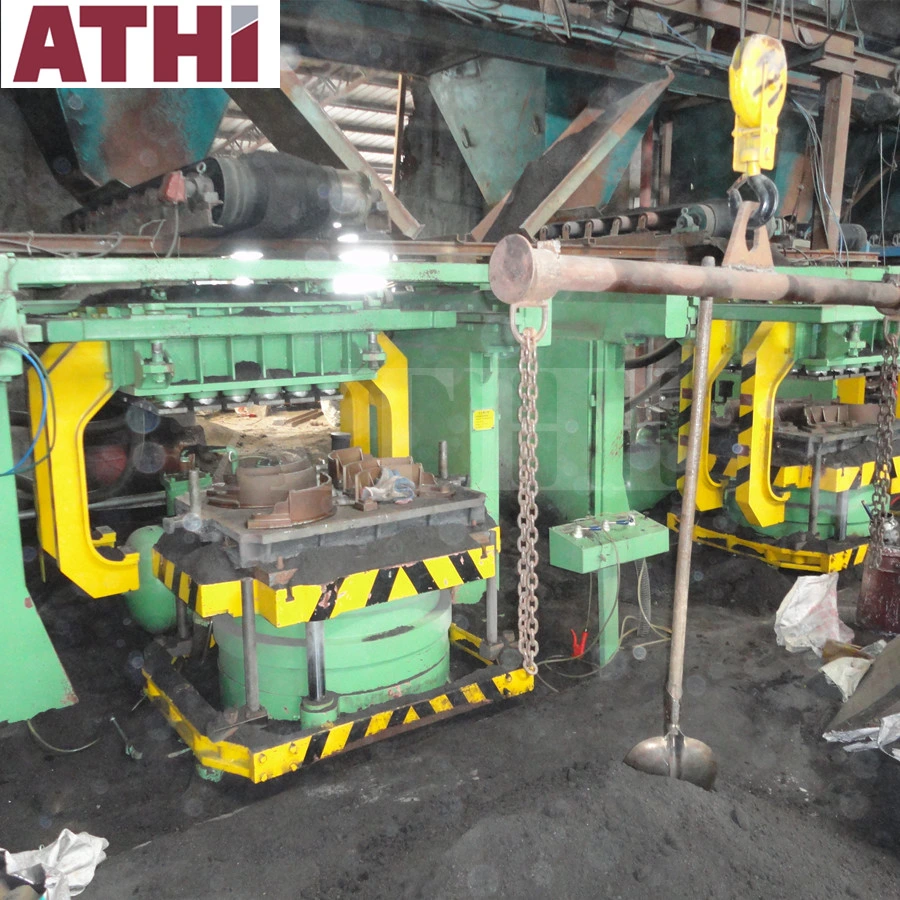 Foundry Green Sand Ductile Iron Casting Production Pneumatic Hydraulic Multi Piston Sand Molding Machine