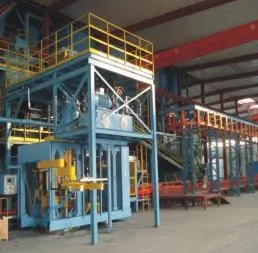 Sand Molding Machine Resin Sand Regeneration Foundry Line