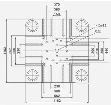 LK-500T Standard Type Servo High Quality Automatic High Efficiency and Energy Saving Cold Chamber Aluminum Alloy Auto Parts LED Lamp Shade Die Casting Machine