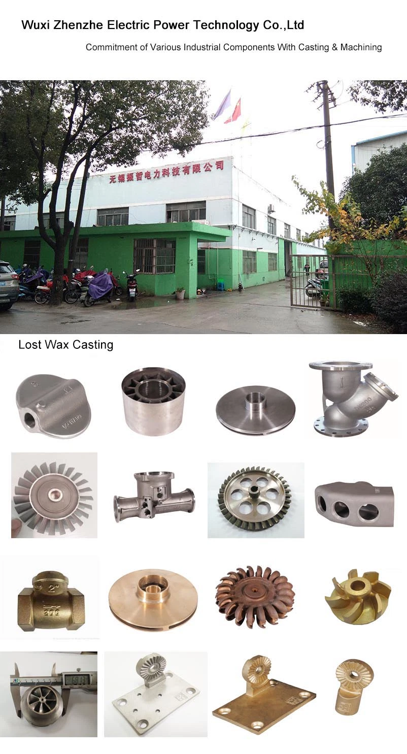 Stainless Steel/Copper Pump Impeller, Pump Parts/Casting Bronze