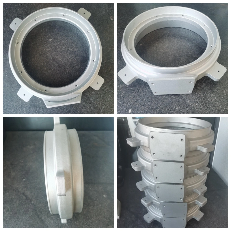 Aluminum Bell/Single Base Zl101 Aluminum Alloy Casting Low Pressure Gravity Casting