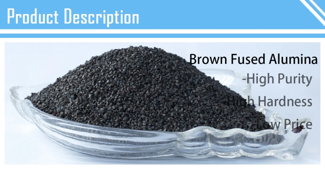 Refractory Abrasive Brown Fused Alumina Sandblasting Sand