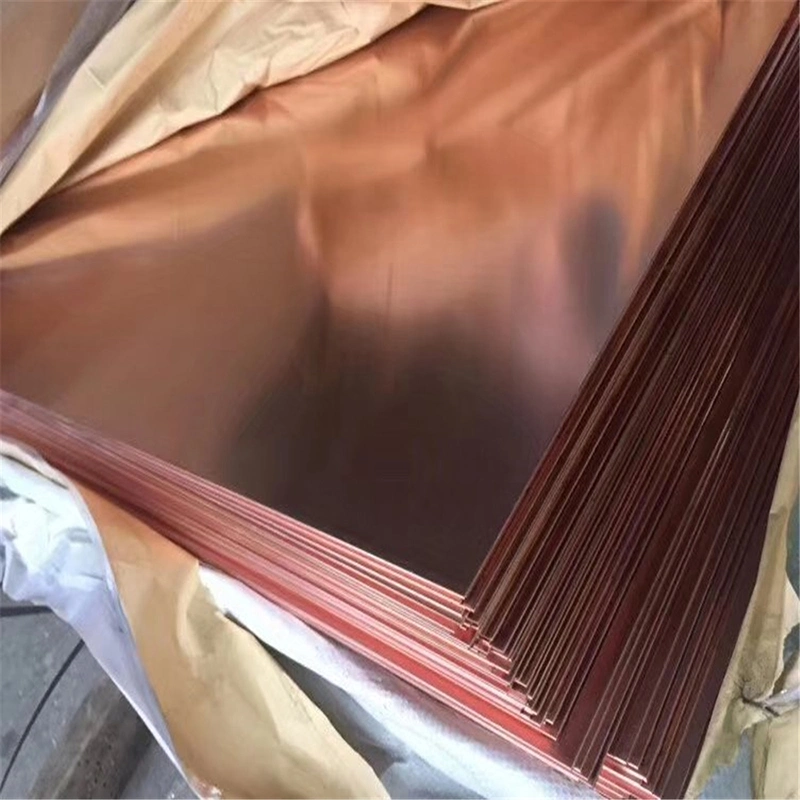 C17200 C17500 C5191 50mm Thick Customized 99.99% Copper Plate Sheet for Construction