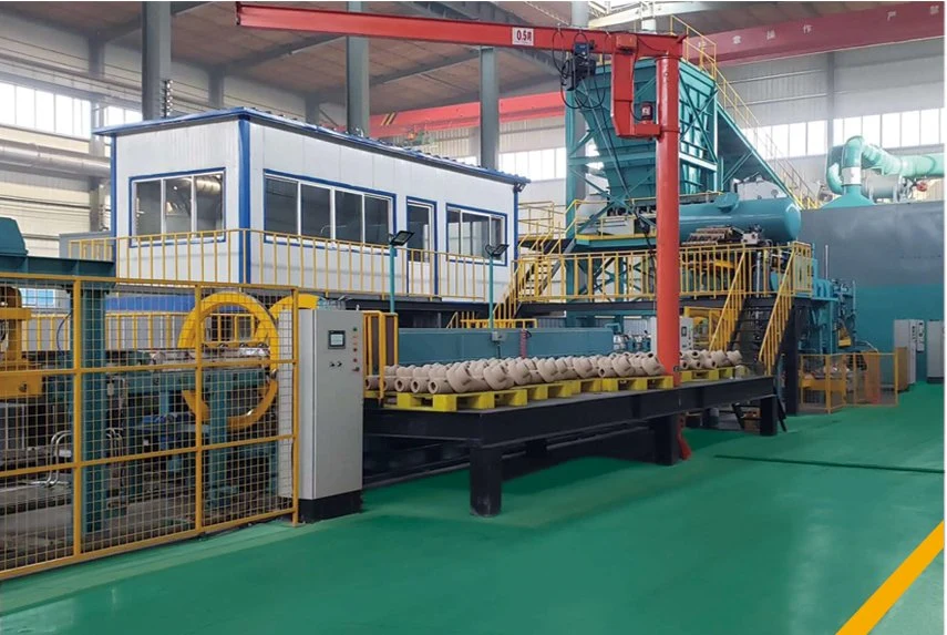 High Precision Automatic Static Pressure Horizontal Green Sand Molding Line