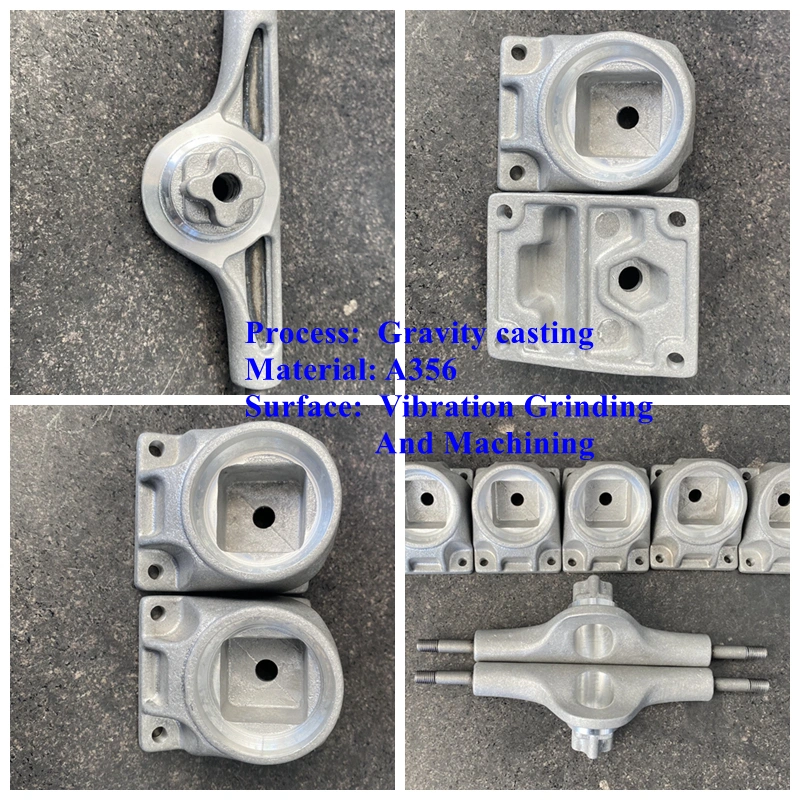 Aluminum Bell/Single Base Zl101 Aluminum Alloy Casting Low Pressure Gravity Casting