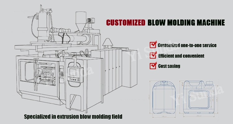 Automatic HDPE Plastic Bottle Extrusion Blow Molding Machine