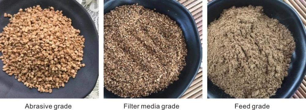 Sand Blasting Crushed Walnut Shell Grit Made in China