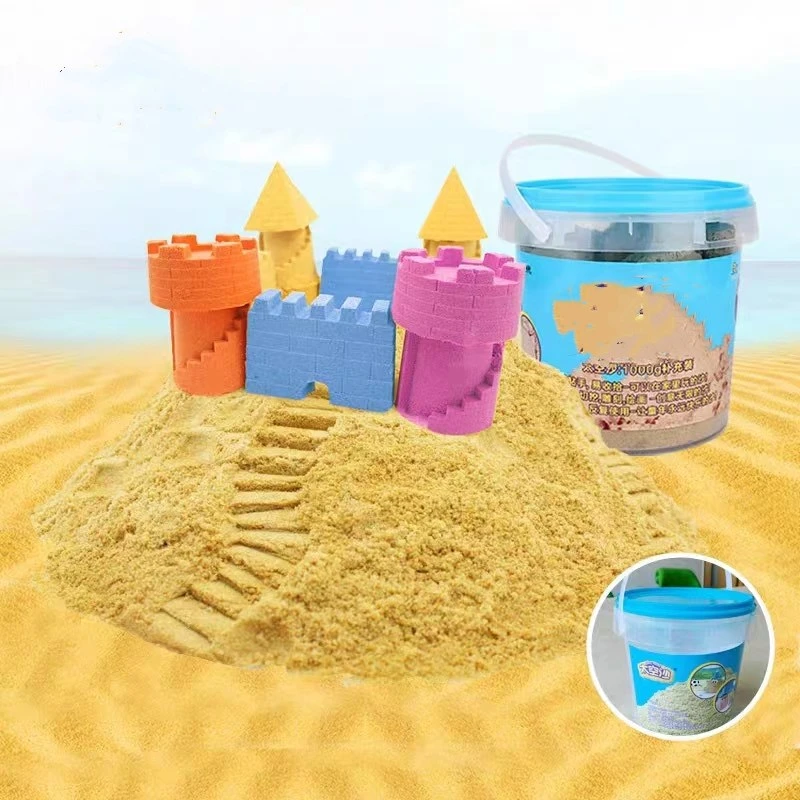 Creative Non-Toxic Extremely Soft Decorative Gluten-Free Sandy Clay Modeling Play Sand Kit