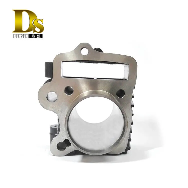 Densen Customized Carbon Steel Wcb Sand Casting and Surface Electrophoresis Engine Cylinder Block for Motorcycle