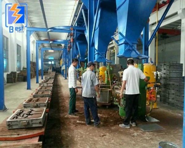 Foundry Green Sand Process Production Moulding Line, Green Sand Treatment System