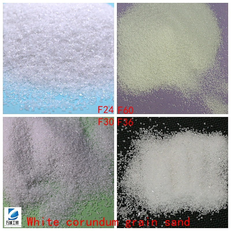 Refractory White 220 Grit Aluminium Oxide White Pure 03 Micron Sand