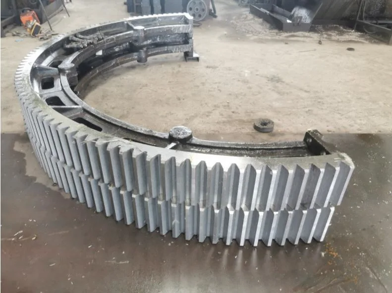 Foundry Sand Casting and CNC Machining Large Round Gear Ring Casting