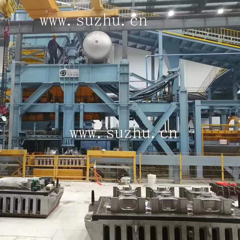 Automatic High Pressure Sand Box Molding Line, Foundry Machine