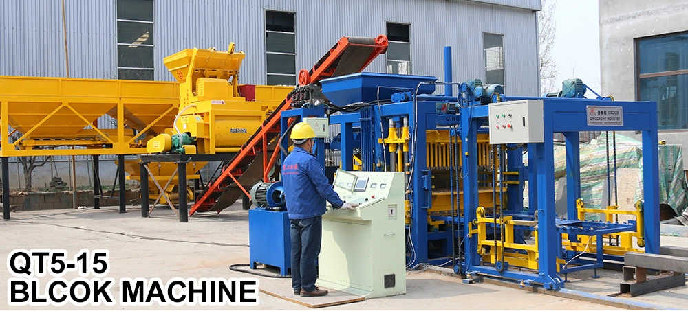 Qt5-15 Sand Brick Making Machine Concrete Molding Machine