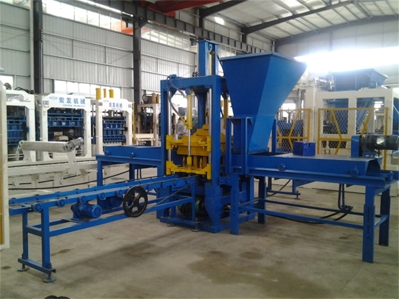 Fully Automatic Concrete Block Brick Making Machine Concrete Sand Fly Ash Construction Weast Compressed Brick Burn-Free Qt8-15D Hydraulic System Newest Design