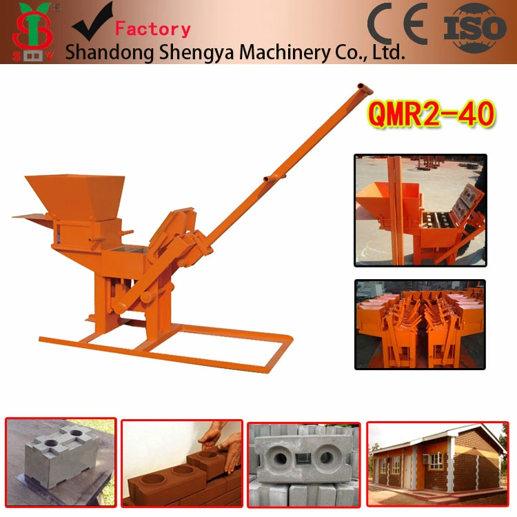 Qtj4-26c Automatic Cement Sand Concrete Block Machine Brick Making Mould Africa