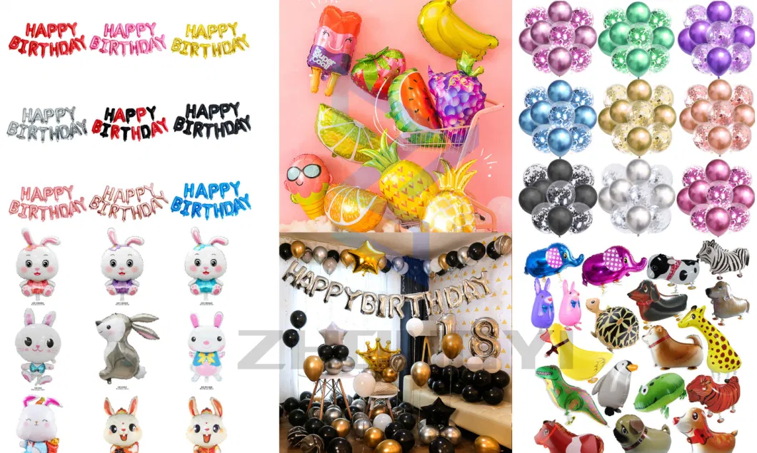 Foil Anime Cartoon Aluminium Film Birthday Party Strawberry Bear Balloon Making Machine