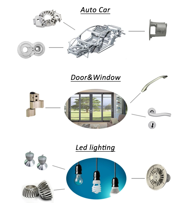 Customized Aluminum Alloy Cast Machinery Components (STK-ADC-204)