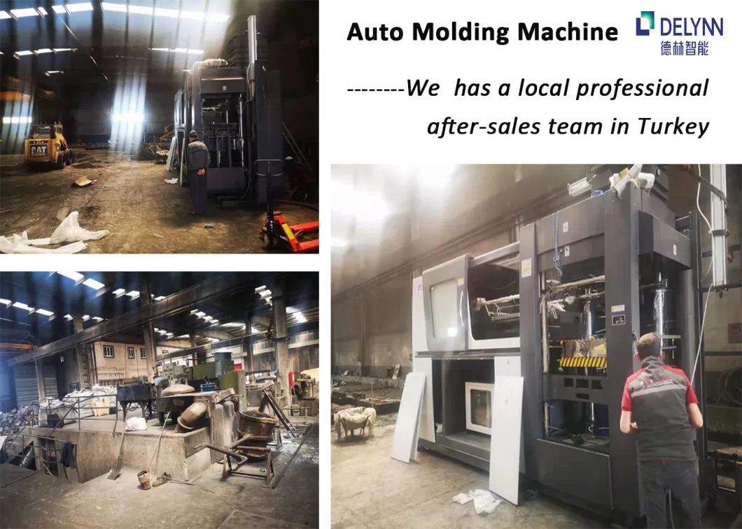 Sand Casting Delynn Foundry Equipment Automatic Molding Machine