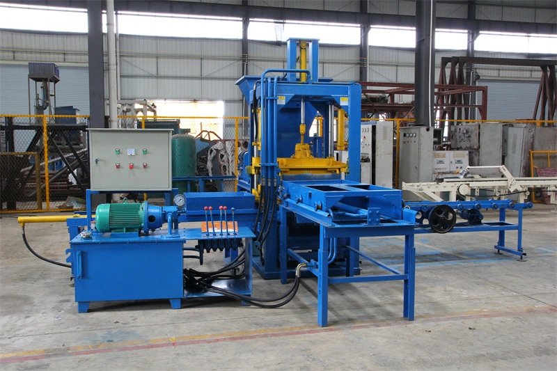 Fully Automatic Concrete Block Brick Making Machine Concrete Sand Fly Ash Construction Weast Compressed Brick Burn-Free Qt8-15D Hydraulic System Newest Design