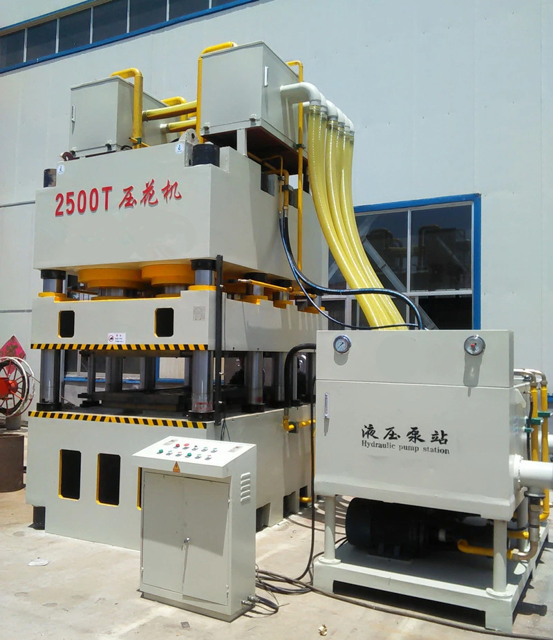 Iron Security Door Emboss Molding 2000 Ton Hydraulic Press Machine