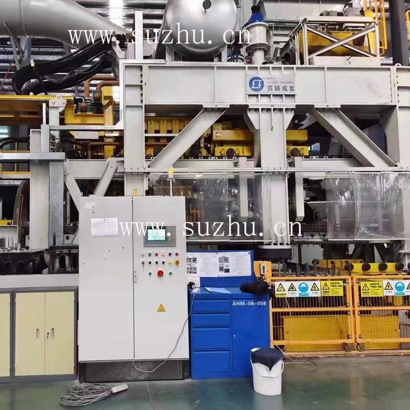 Static Pressure Horizontal Green Sand Molding Line, Casting Machine