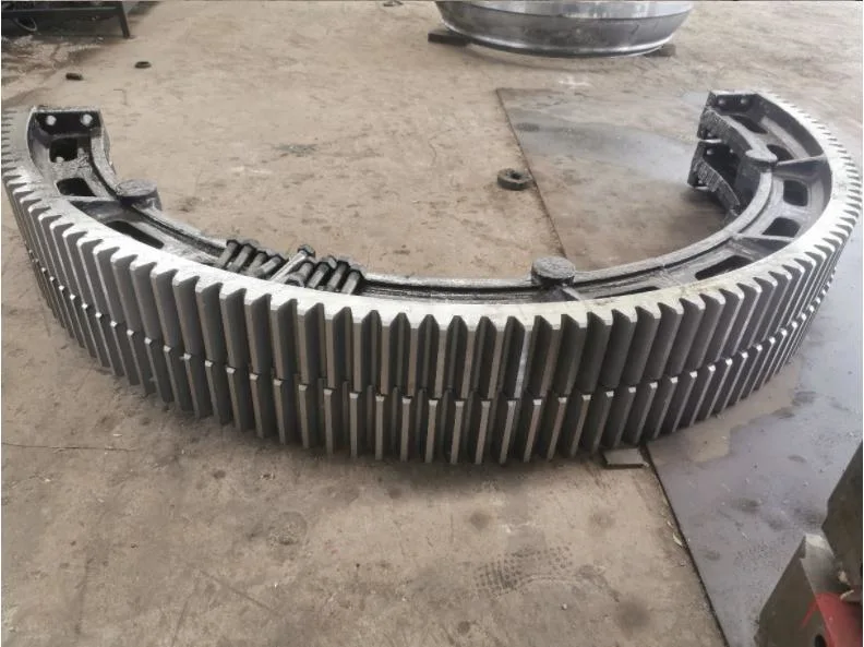 Foundry Sand Casting and CNC Machining Large Round Gear Ring Casting