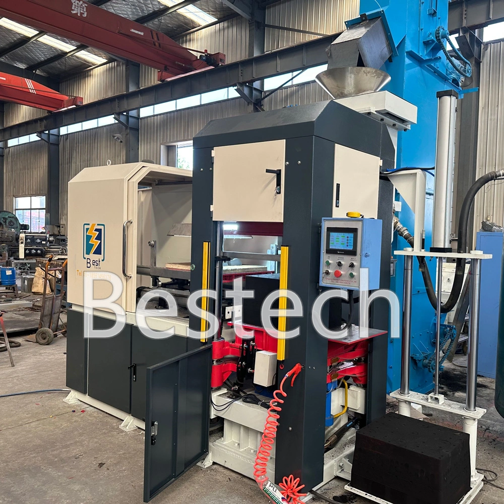 Automatic Sand Molding Machine Foundry Iron Mold Sand Casting Line Cast Iron Moulding Machine for Brass Aluminium Pieces