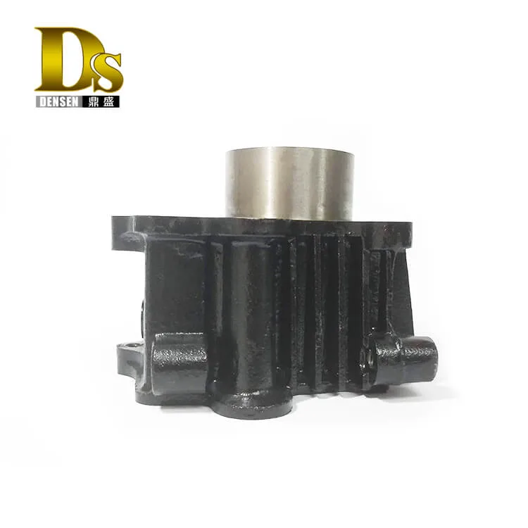 Densen Customized Carbon Steel Wcb Sand Casting and Surface Electrophoresis Engine Cylinder Block for Motorcycle