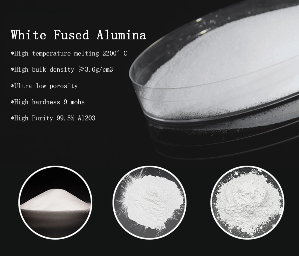 Xinli White Fused Alumina Powder for Sand Sandblasting/Blast Grit