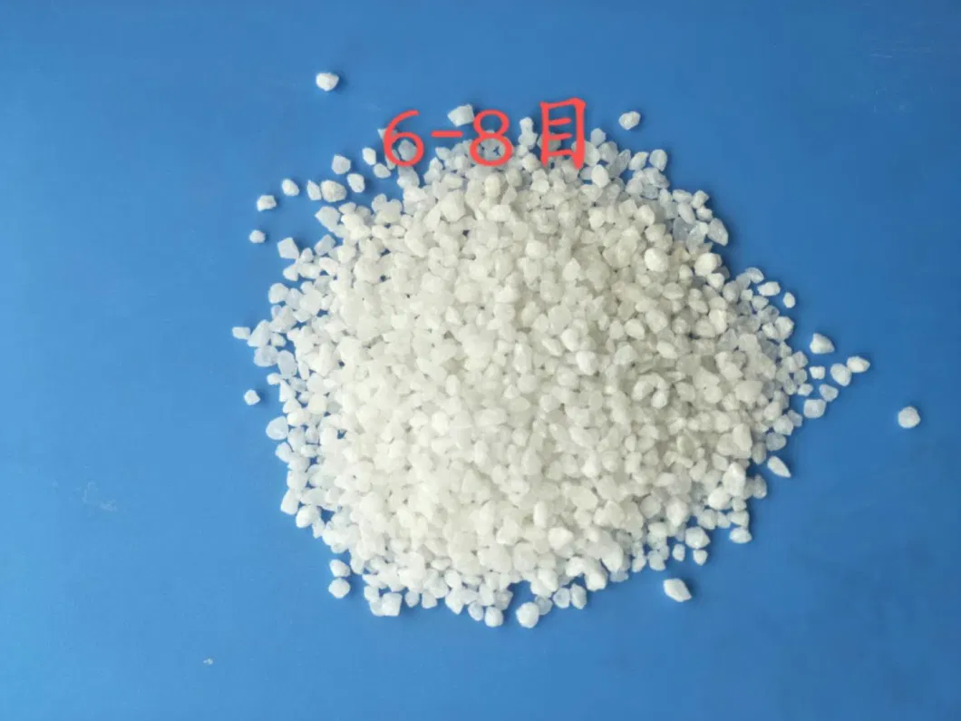 Quartz 0.1-0.3mm Fused Silica Sand with Sio2 99.8% Purity