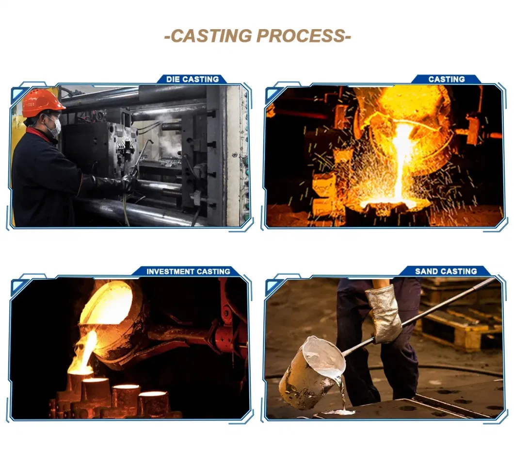 Custom Aluminum Metal Casting Sand Gravity Die Casting Precision Casting