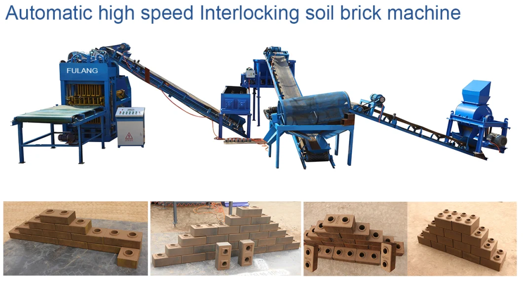 Hot Sale High Capacity Compressed Earth Brick Production Line