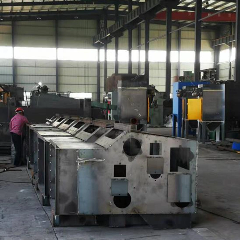 Q326 Small Workpiece Metal Sand Blasting Casting Hardware Rust Removal Can Be Customized Crawler Shot Blasting Machine