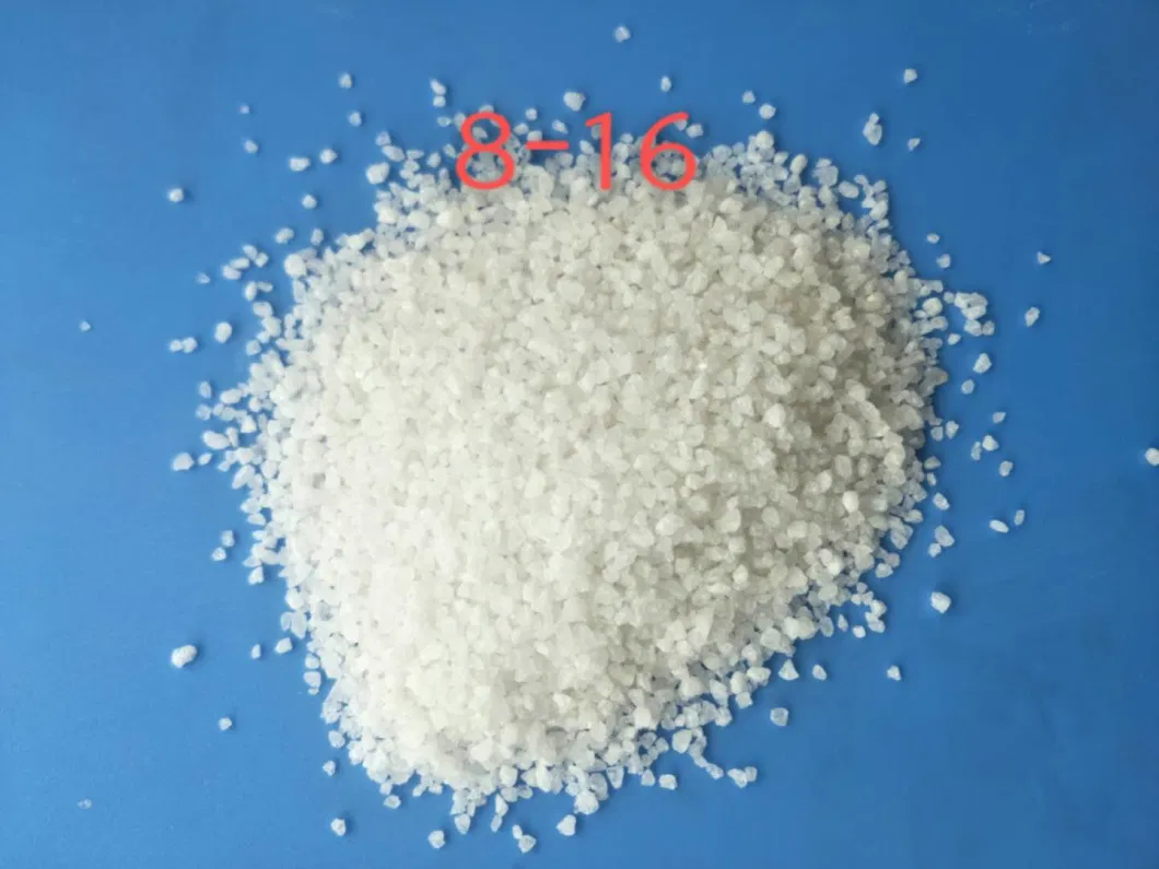 Quartz 0.1-0.3mm Fused Silica Sand with Sio2 99.8% Purity