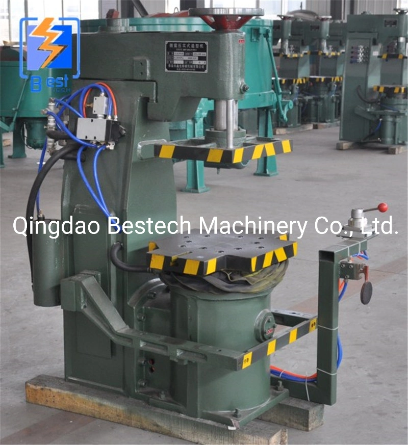 Z14 Foundry Green Sand Casting Jolt Squeeze Foundry Moulding Machine