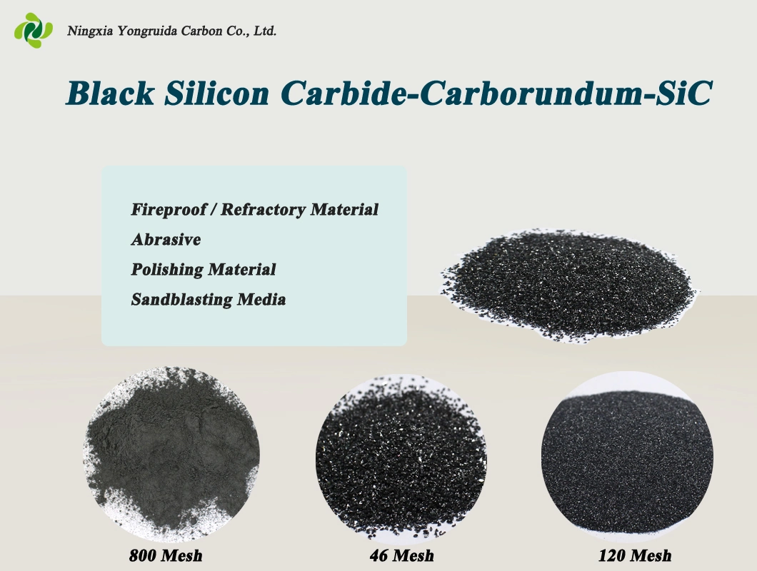 High Quality Black Sintered Silicon Carbide Sic for Iron Industry