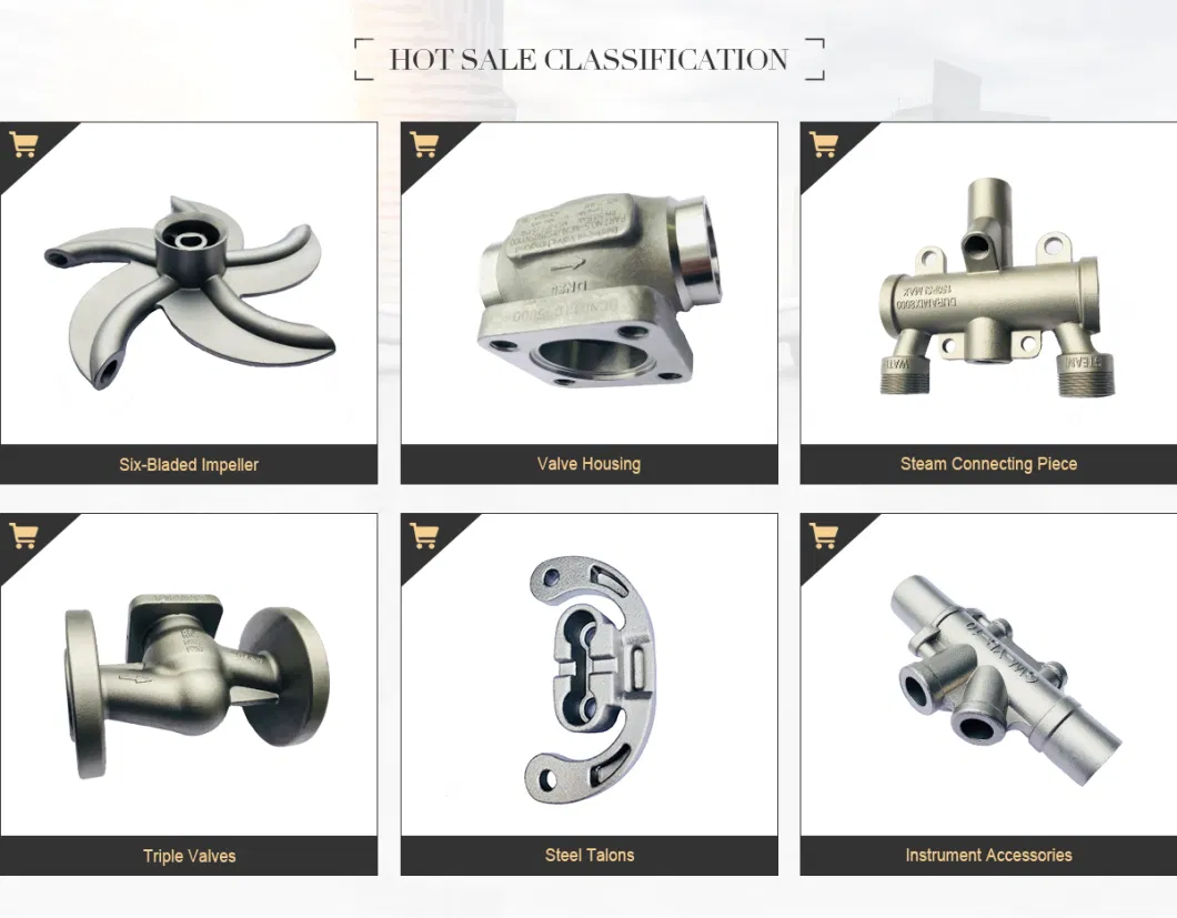 Custom Metal Sand Casting &amp; Stainless Steel Precision Investment Casting and Machining Forging Parts