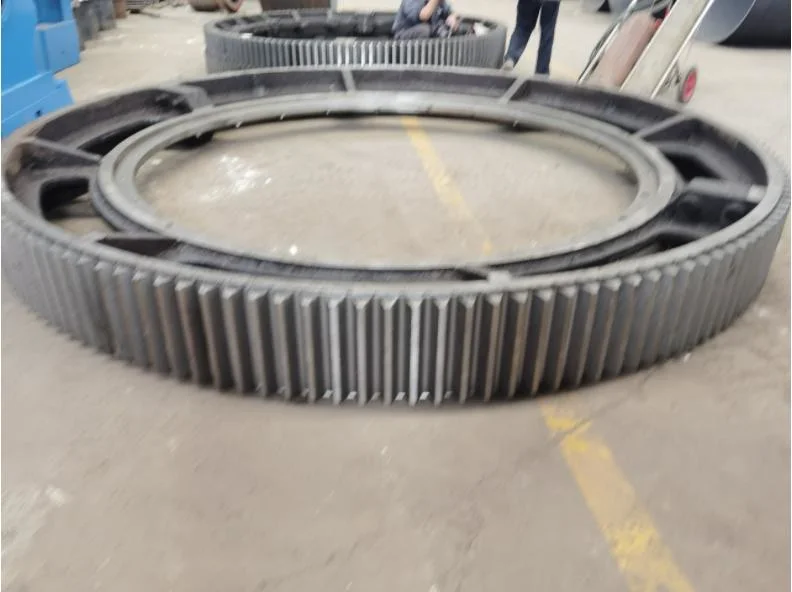 Foundry Sand Casting and CNC Machining Large Round Gear Ring Casting