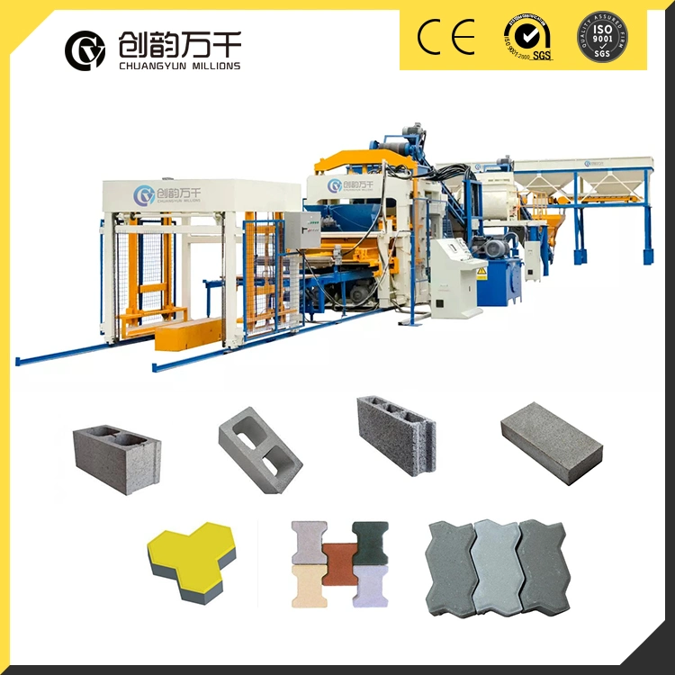 Large 8-15 River Sand Brick Machine Cement Brick Machine Construction Waste Brick Machine Production Line