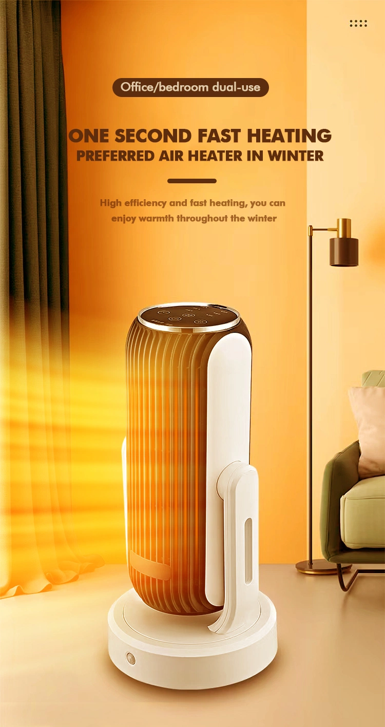 Desktop Space Heater Electrical Fireplace Mini Room Electric Fan Heating