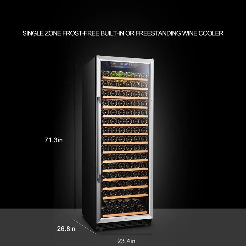 450L Free Standing/Built-in Dual Zone Wine Cooler/Wine Fridge /Wine Refrigerator/Wine Cellar