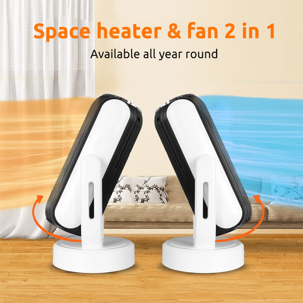 Desktop Space Heater Electrical Fireplace Mini Room Electric Fan Heating