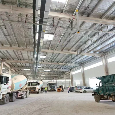 Hvls ventilación Industrial Ventilador de techo refrigerador de aire con volumen alto Y baja velocidad