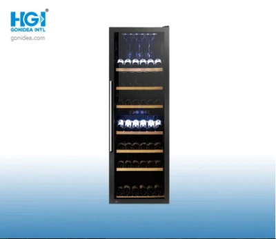 Carga de botellas de 380L 146 de Zona Única de mostrador de exposición wine cooler Jc lafb-380C1