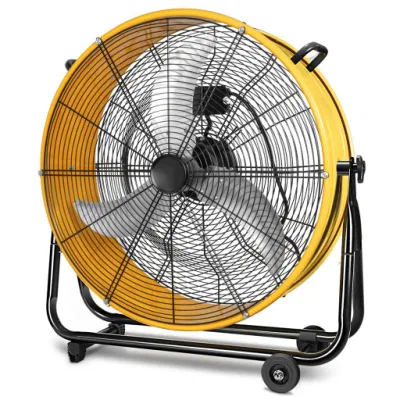Ventilador de suelo de tambor industrial alta resistencia de alta velocidad