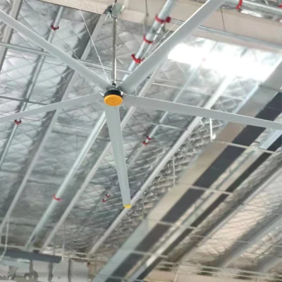 Hvls ventilación Industrial Ventilador de techo refrigerador de aire con volumen alto Y baja velocidad